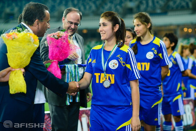 Турнир по женскому футболу среди университетов прошел в Ташкенте