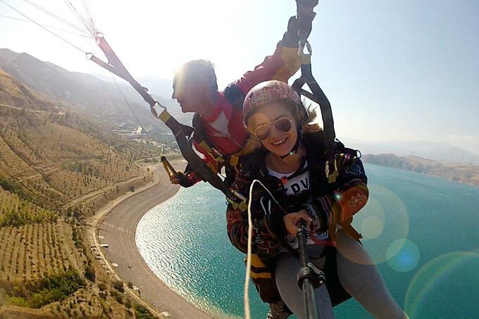 О полетах на параплане в Узбекистане