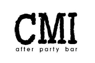 CMI afterparty bar