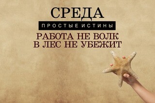 Работа не волк, в лес не убежит
