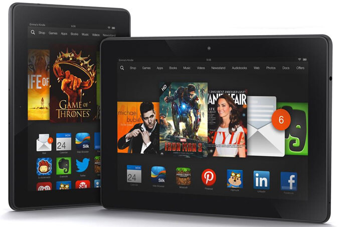 Новенькие Kindle Fire HDX от Amazon