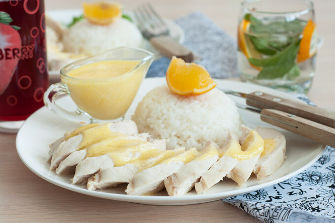 Куриное филе под винно-сливочным соусом