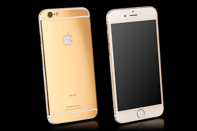 Вышел iPhone 6 из золота и бриллиантов