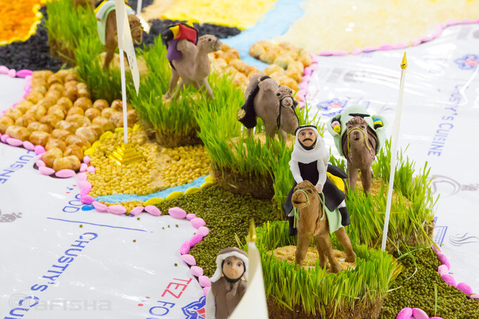 Вкусный Узбекистан: карта родины из продуктов