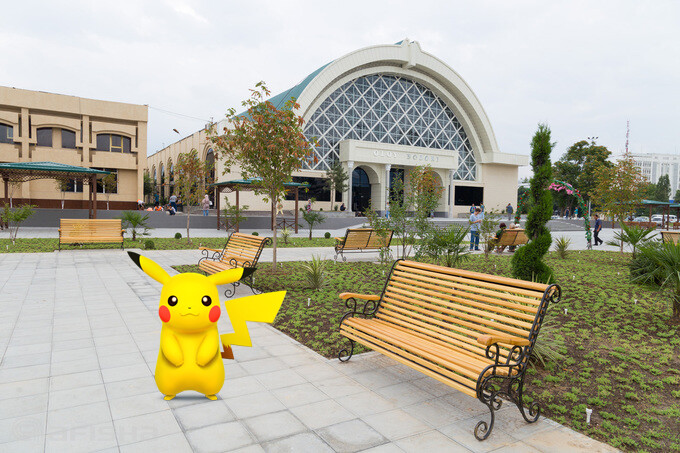Поймай Пикачу с Pokemon Go