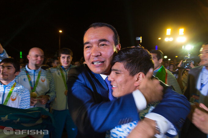 Как Ташкент встречал олимпийцев