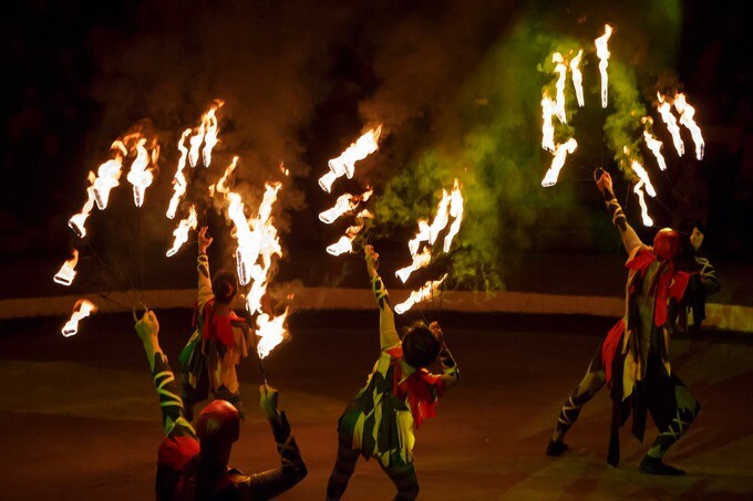 «Повелитель четырех стихий» в Цирке
