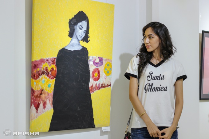Выставка молодого художника Аббоса Шарифзода