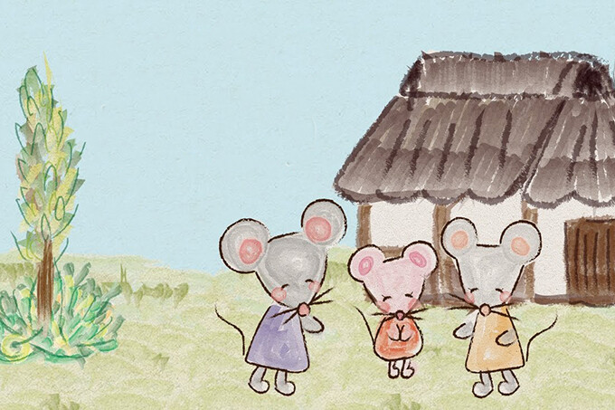 Показ мультфильма «Свадьба мышки»