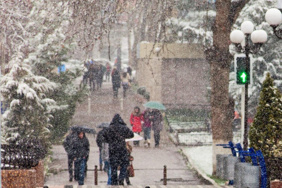Дождь с переходом в снег ожидается в Ташкенте