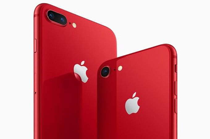 Apple выпустила iPhone 8 и iPhone 8 Plus в красном цвете