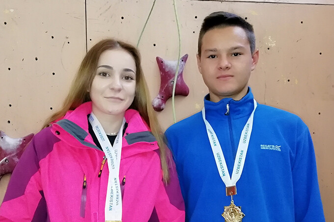 В Ташкенте прошли соревнования по скалолазанию