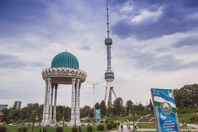 Ташкентская телебашня вошла в топ-5 романтичных мест