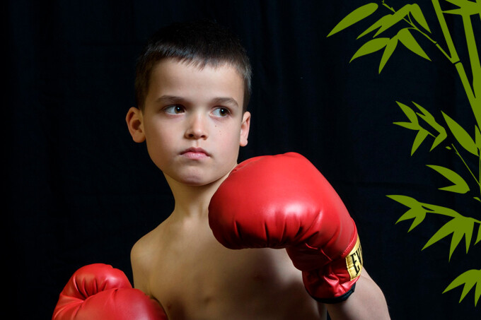 Открытые спарринги по боксу между детьми