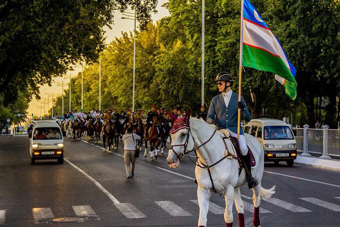 Конный флешмоб пройдет в центре Ташкента