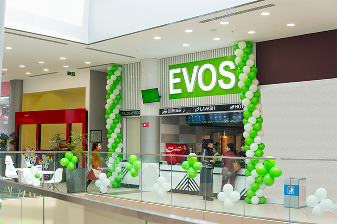 Открытие филиала Evos в ТРК Compass