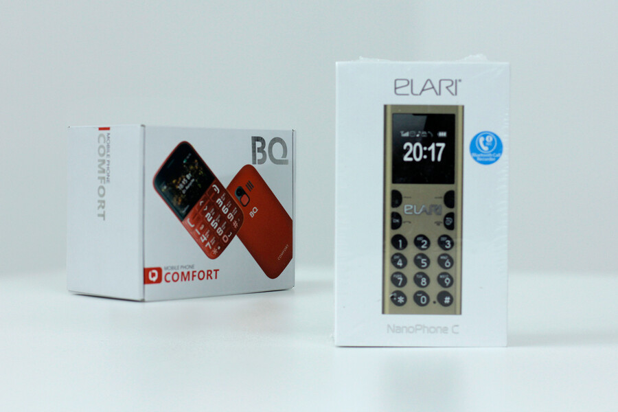 «Бабушкафон» BQ Comfort и самый компактный кнопочный телефон Elari NanoPhone C
