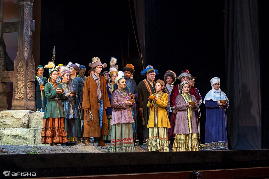 Выступление театральной труппы «Астана Опера»