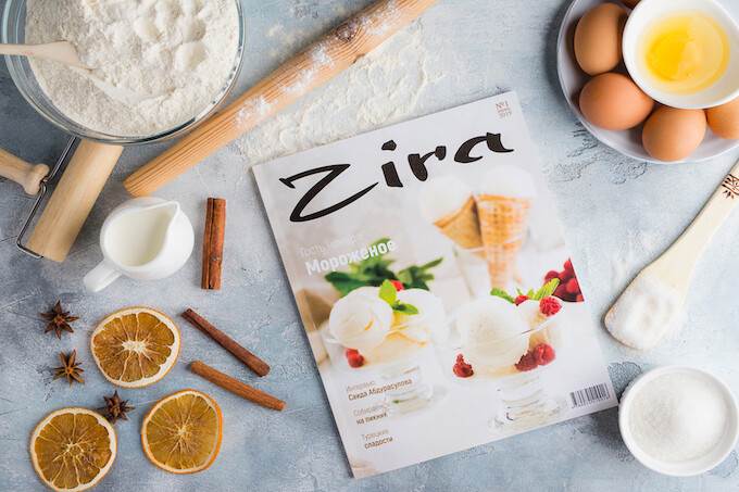 Zira.uz выпустила первый печатный глянцевый журнал о кулинарии