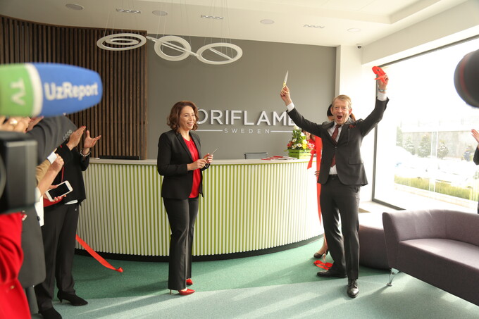 Oriflame торжественно открылся в Узбекистане