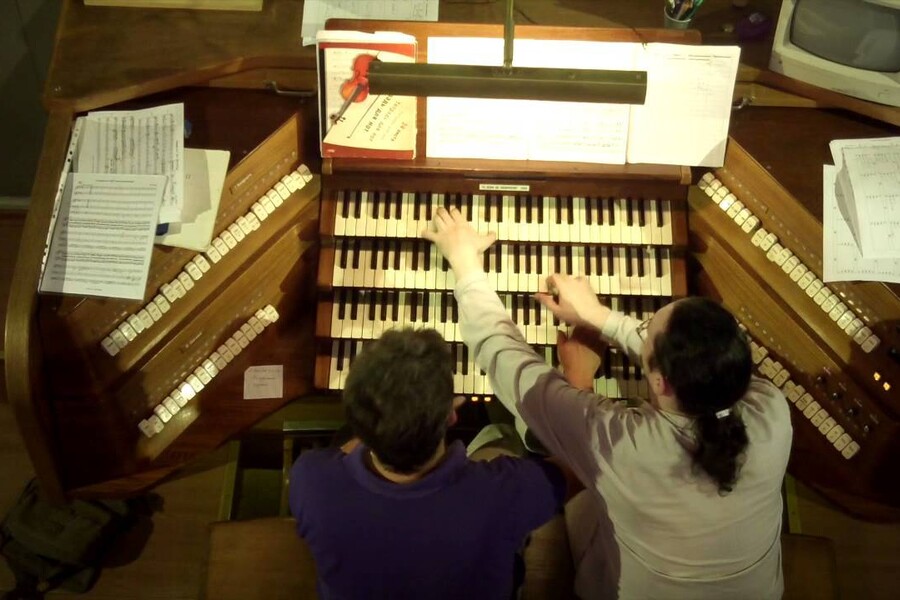 Органный онлайн-концерт в четыре руки