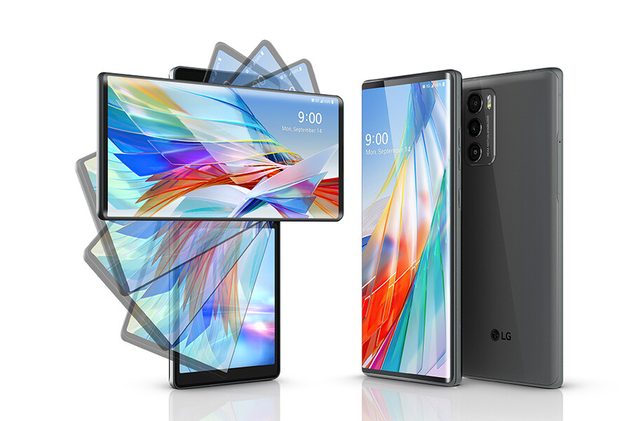 LG показала смартфон с поворачивающимся экраном