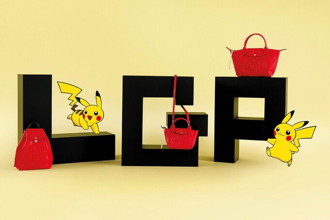 Pokémon и Longchamp создали сумки с принтом Пикачу