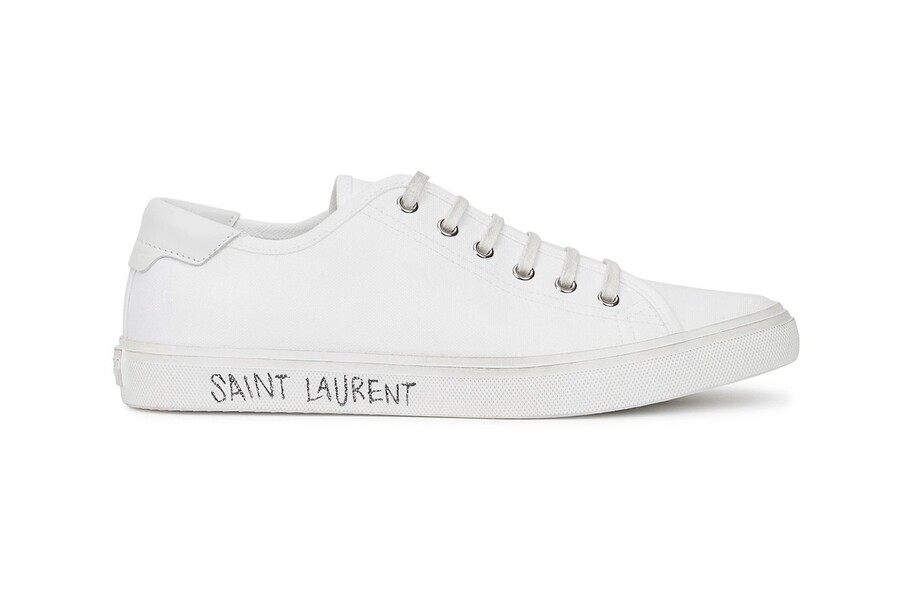 Saint Laurent создали минималистичные белые кеды
