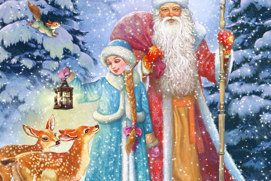 TikTok-шоу с Дедом Морозом и Снегурочкой в Parus'е