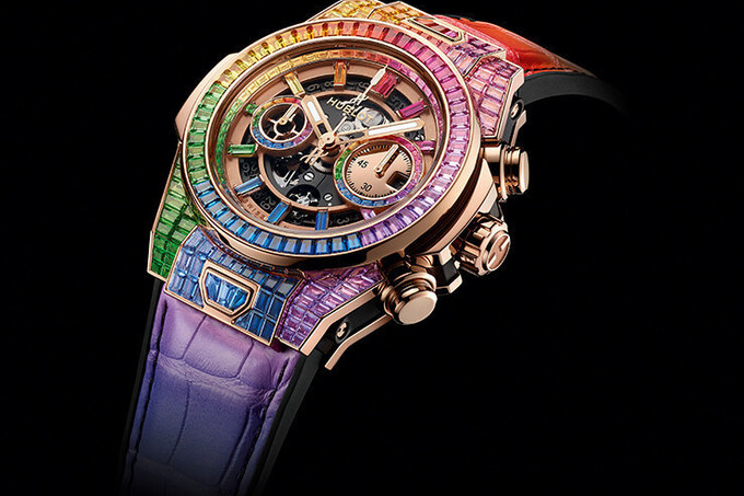 Hublot выпустили часы с 290 драгоценными камнями всех цветов радуги