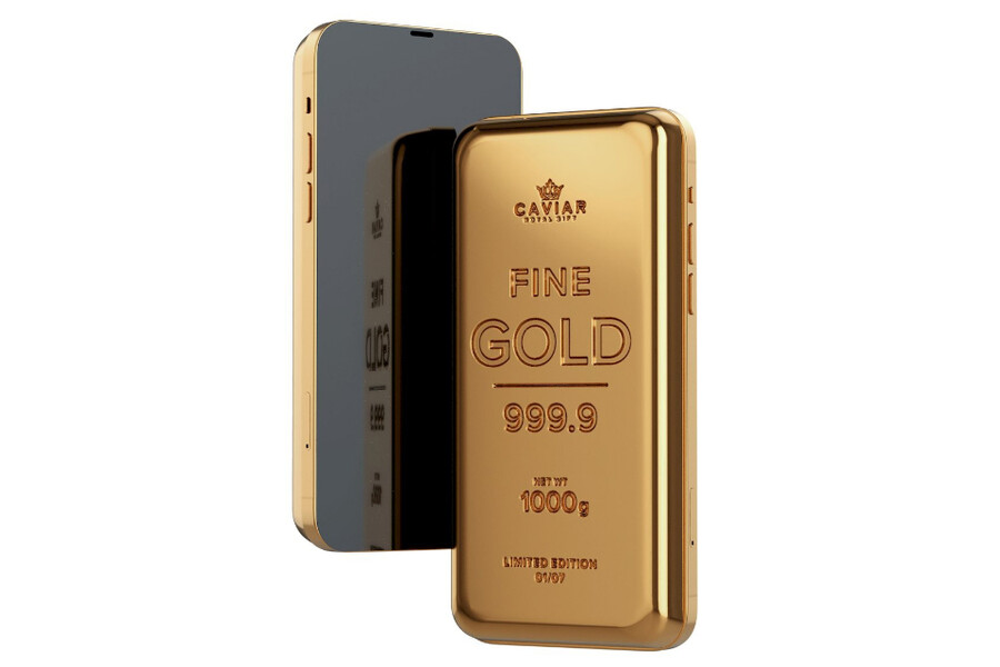 Goldphone: iPhone и Samsung встроили в килограмм золота