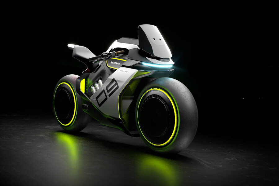 Segway показал водородный мотоцикл в футуристичном дизайне