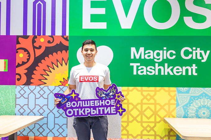 Компания EVOS открыла свой 50-й филиал в Узбекистане