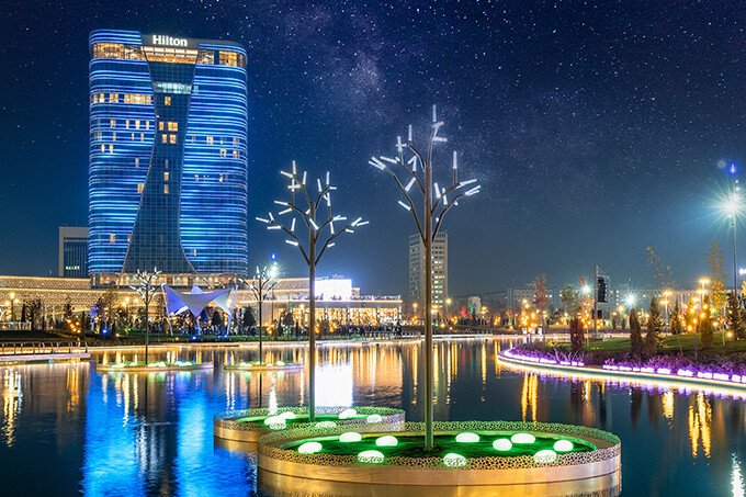Праздничный концерт в Tashkent City