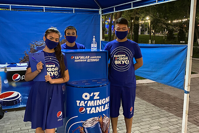 В Узбекистане стартовал Pepsi Taste Challenge