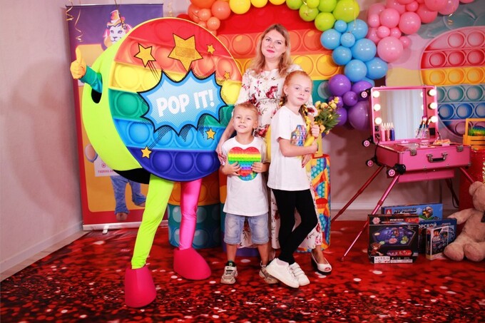 Pop-it вечеринка в Parus`e