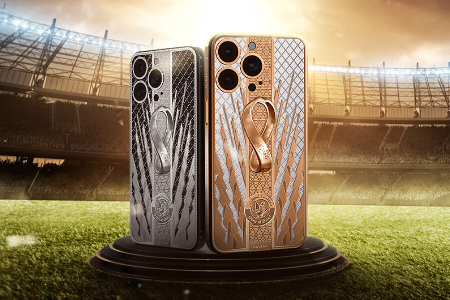 Caviar создал золотой iPhone 14 Pro в честь Чемпионата мира по футболу