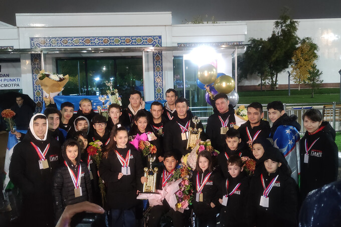 Спортсмены из Узбекистана заняли первое место на чемпионате мира по косики каратэ