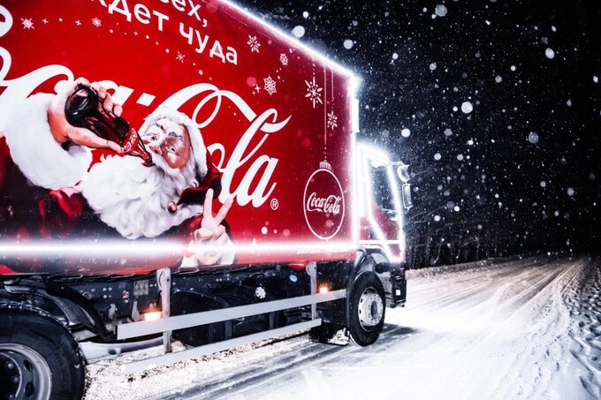 «Новогодний караван» Coca-Cola в Anhor Park