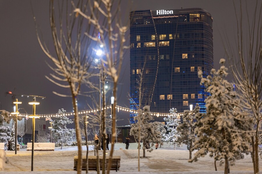 Новогодний гала-ужин в Hilton Tashkent City