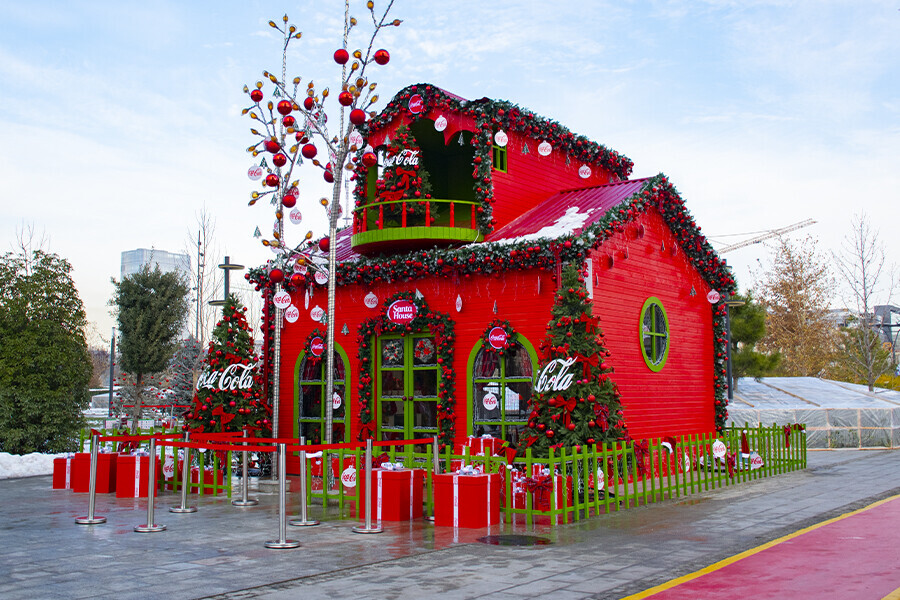 Открытие новогодней елки в парке Tashkent City
