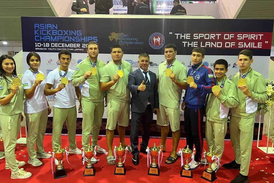 Кикбоксёры из Узбекистана завоевали 24 медали на чемпионате Азии