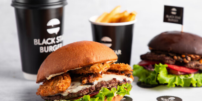 Акция «1+1» в Black Star Burger