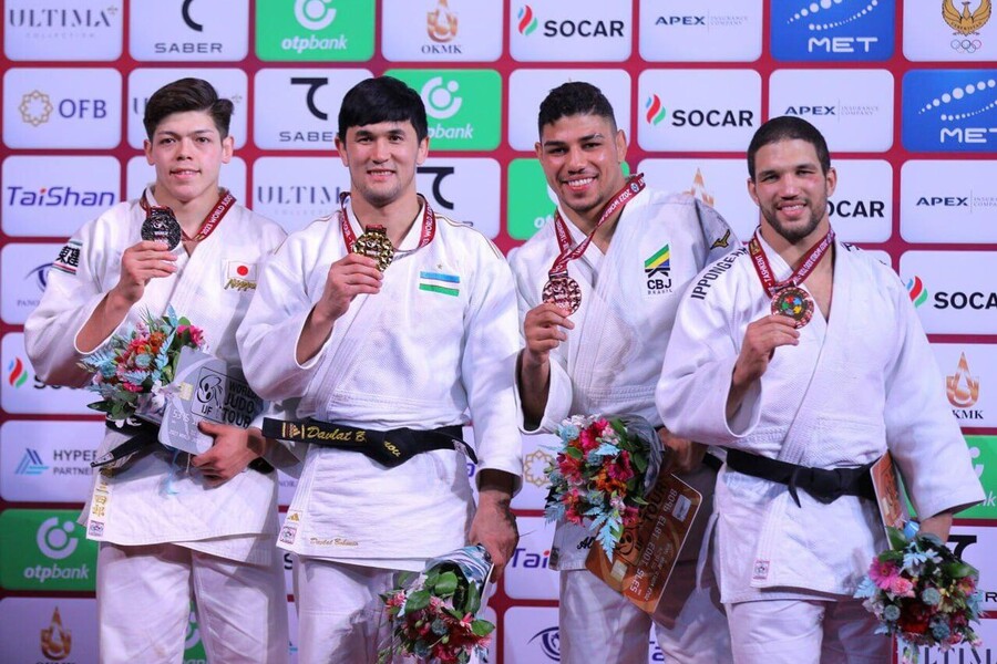 Сборная Узбекистана по дзюдо завоевала 8 медалей на домашнем турнире «Большого шлема»