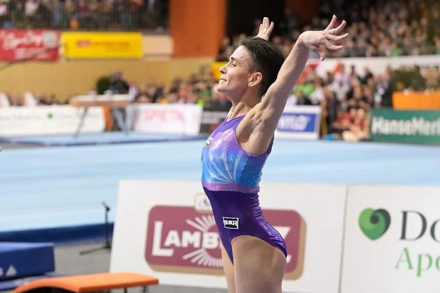 Оксана Чусовитина завоевала серебряную медаль на Кубке мира