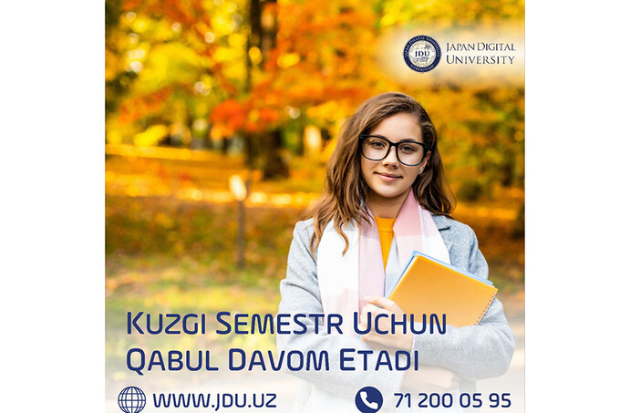Japan Digital University`da qabul davom etmoqda