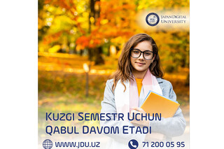 Japan Digital University`da qabul davom etmoqda