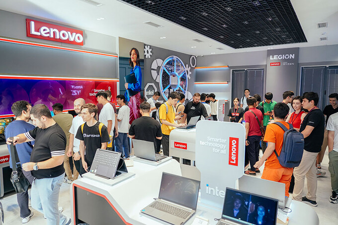 В Ташкенте состоялось открытие первого фирменного магазина Lenovo Store 