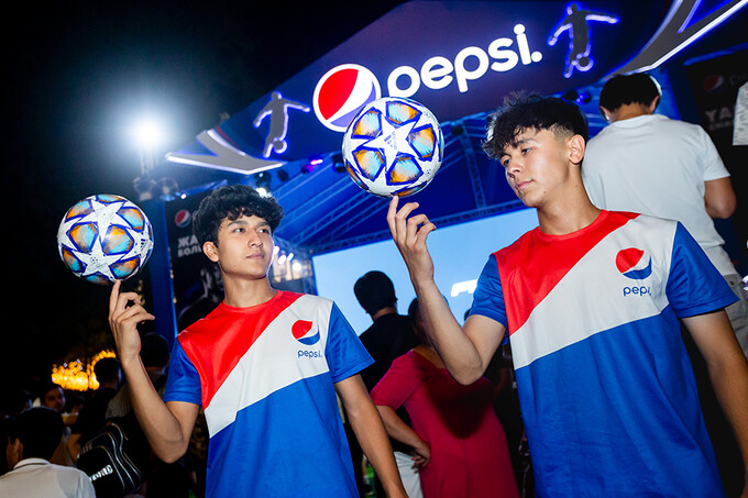 Pepsi провел праздник, завершающий месяц футбола