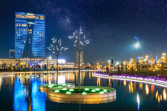 Шоу-программа в Tashkent City